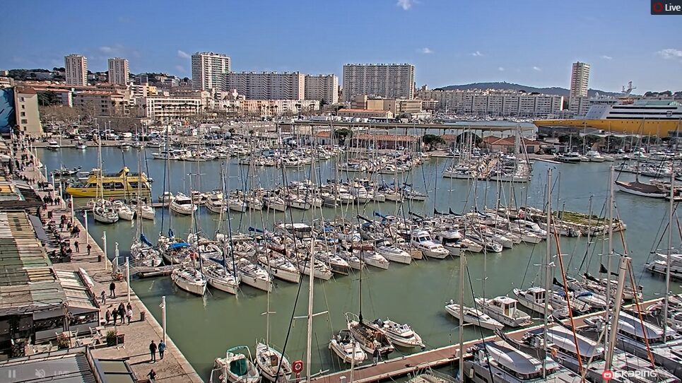 webcam du port de toulon