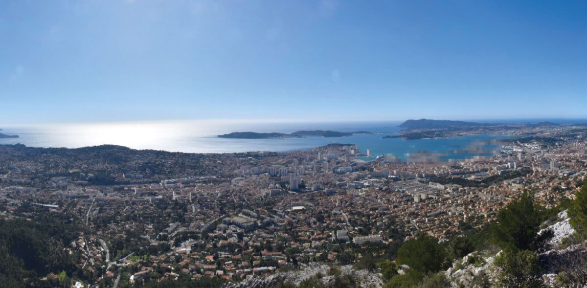 webcam du faron, vu sur la rade de toulon