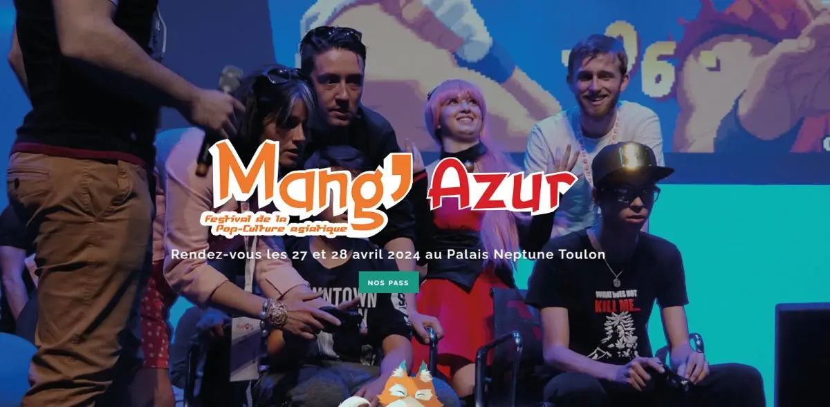 La 17ème édition du Mang’Azur se tiendra en les 27 et 28 avril 2024 au Palais des congrès Neptune de Toulon.