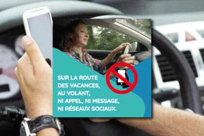 Au volant, ni appel, ni message, ni réseaux sociaux