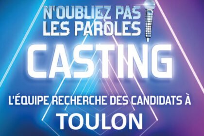 Oui, l’émission de télévision « N’oubliez pas les paroles ! » est actuellement à la recherche de candidats à Toulon. Bonne chance ! 🍀