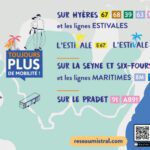 Les lignes du réseau Mistral en mode estival