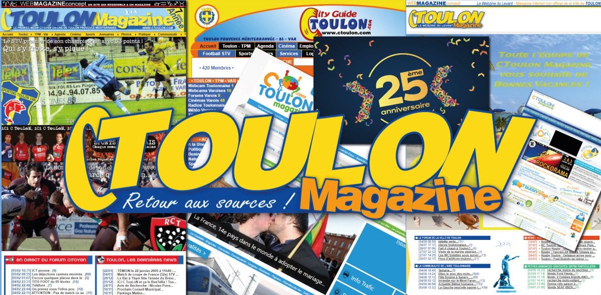 CToulon Magazine fête ses 25 ans ! ctoulon.com