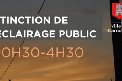 Ville de Carnoules | Extinction de l’éclairage public 💡