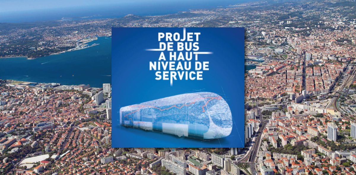 Progrès du projet de bus à haut niveau de service de la métropole toulonnaise