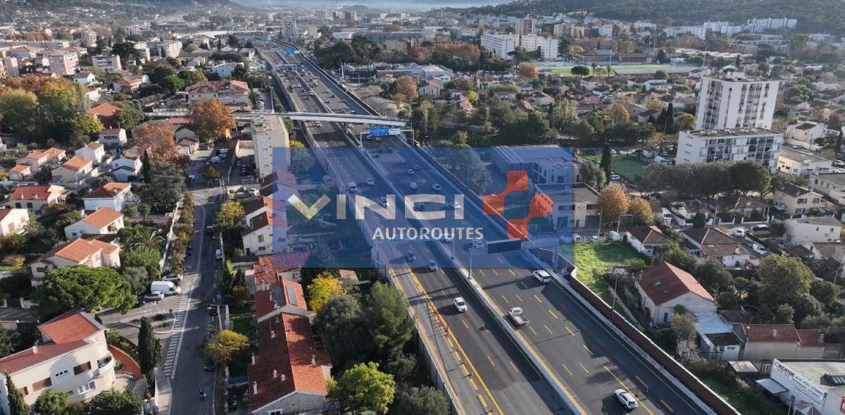 Autoroute A57 et Tunnel de Toulon : pause du chantier durant les fêtes de n d’année.