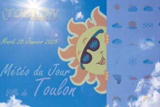 Météo Toulon pour ce Mardi 28 Janvier 2025